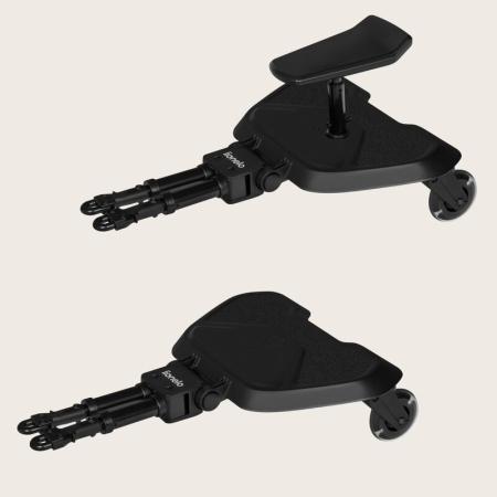 Adaptor universal carucior pentru al doilea copil, Lionelo, Buggy Board, 2 in 1, Sustine 25 kg, Negru [14]