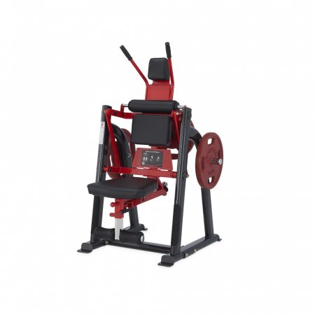 Aparate Fitness Multifunctionale - Aparat abdomene Steelflex Plateload Line PLAC - Negru-Rosu