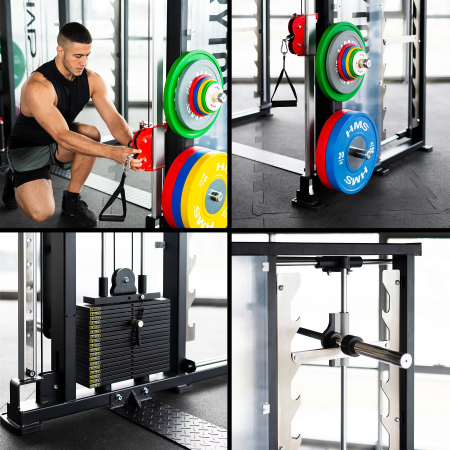 Aparat Multifunctional HMS Smith Machine 3D TRYTON [5]