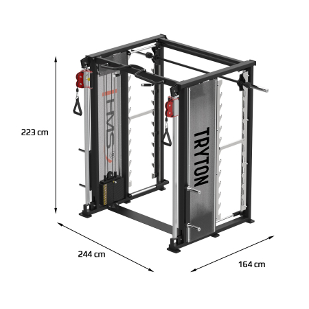 Aparat Multifunctional HMS Smith Machine 3D TRYTON [1]