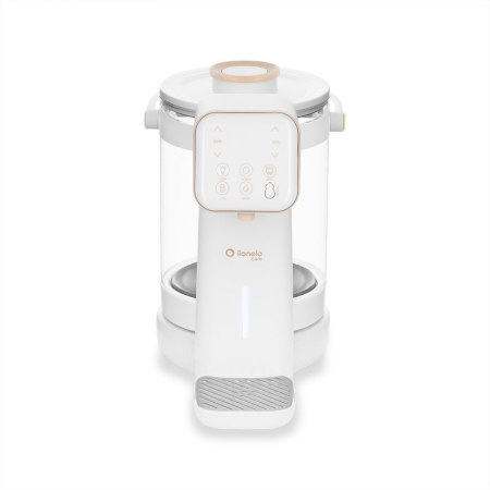 Aparat pentru incalzirea si declorizare apei Lionelo Babypresto 2.0, Pentru lapte parf, Lampa UV, Rezervor 3l, Lumina de noapte, Dozare 30- 300 ml, 1200 W, Afisaj digital, Alb [3]