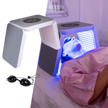 Aparate Vibromasaj si accesorii masaj - Aparat Terapie Faciala cu LED inSPORTline Coladome 600