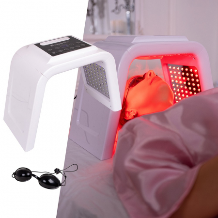 Aparate Vibromasaj si accesorii masaj - Aparat Terapie Faciala cu LED inSPORTline Coladome 900