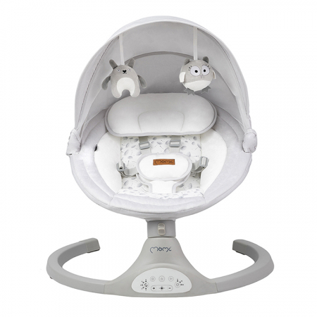 Balansoar electric MoMi Lami, Light Grey [1]