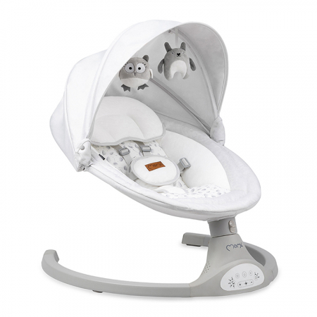 Leagane / Balansoare / Sezlonguri - Balansoar electric MoMi Lami, Light Grey