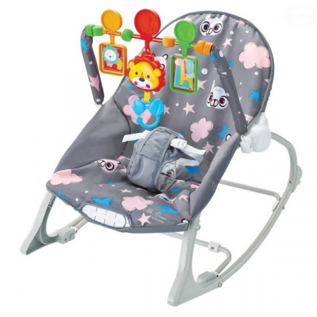 Leagane / Balansoare / Sezlonguri - Balansoar EURObaby Little Dreamer - Gri