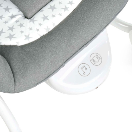 Balansoar, Jane, Evolution, cu vibratii si melodii, Bara de jucarii si spatar reglabil Sesame [3]