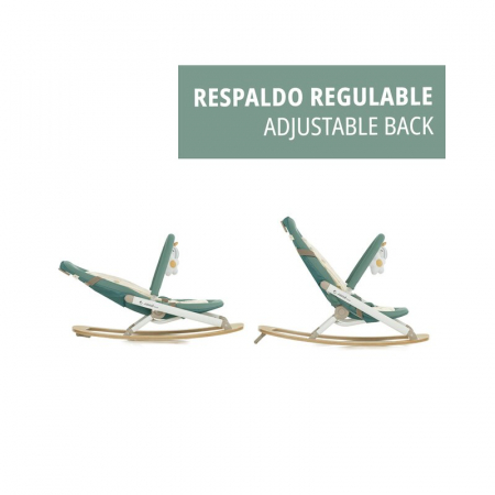 Balansoar Jane Kalm Pliabil cu bara de jucarii si spatar reglabil Desert [8]