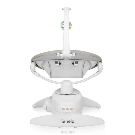 Balansoar, Lionelo, Iris, 2 in 1, Rotire 360 grade, Electric, cu 3 moduri de leganare, cu 5 trepte de viteza, cu 3 pozitii de inclinare, 12 melodii, Silentios, Pana la 9 kg, Bej [6]
