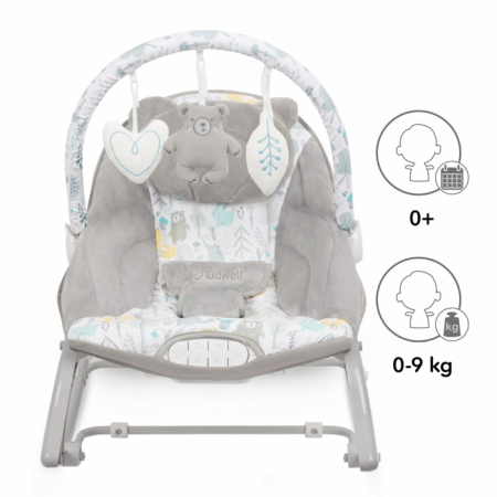 Balansoar multifunctional cu sunete si jucarii Kidwell Pino - Forest [7]
