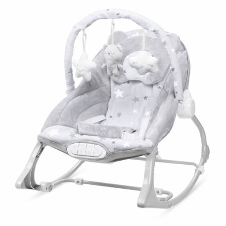 Balansoar multifunctional cu sunete si jucarii Kidwell Pino - Gri [6]
