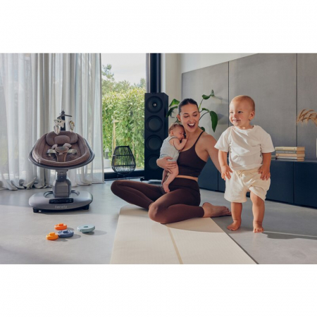 Balansoar si sezlong Lionelo Blossom pana la 9 kg Gri [17]