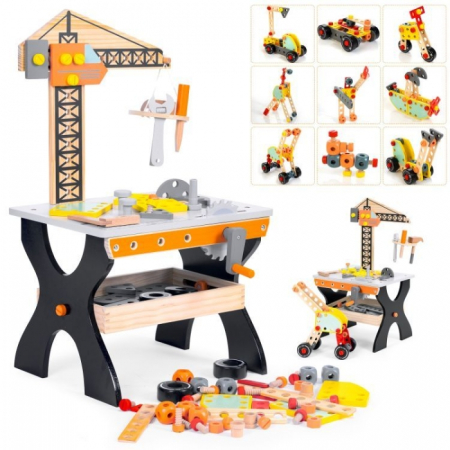 Banc de lucru din lemn pentru copii Ecotoys TL812003 [1]