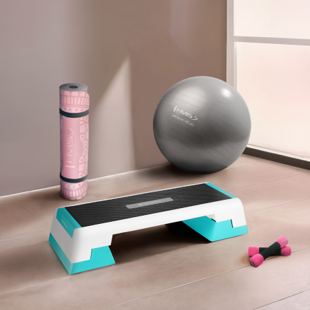 Banca aerobic HMS Premium AS007, alb/menta [6]