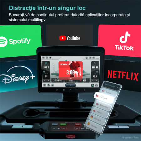 Banda de alergare inSPORTline ZenRun 120, 4CP, 150KG [9]