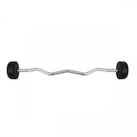 Bare - Discuri - Greutati - Bara de haltere curbata cu greutate fixa de 40kg HMS GSL-40