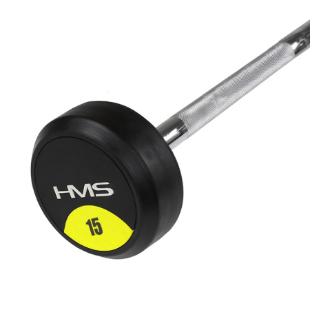 Bara haltera dreapta cu greutate fix HMS GSG-15, 15kg [3]