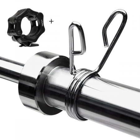 Bara haltera olimpica curbata GOL200 150cm/50mm [9]