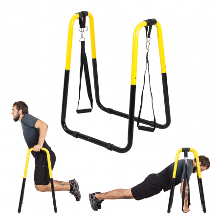 Bare - Discuri - Greutati - Bare Paralele cu Curele inSPORTline PU1200