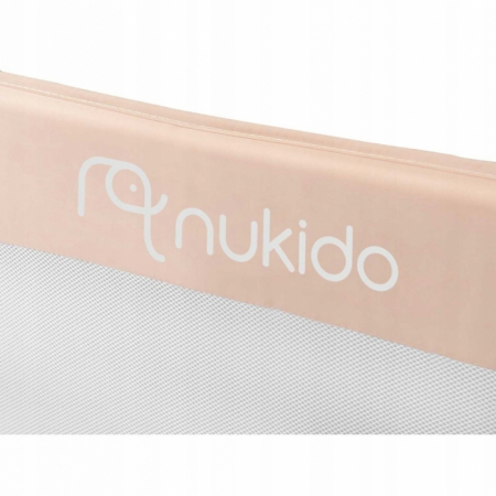 Bariera de protectie pentru pat 150 x 35 x 42 cm Nukido 722201 - Bej [2]