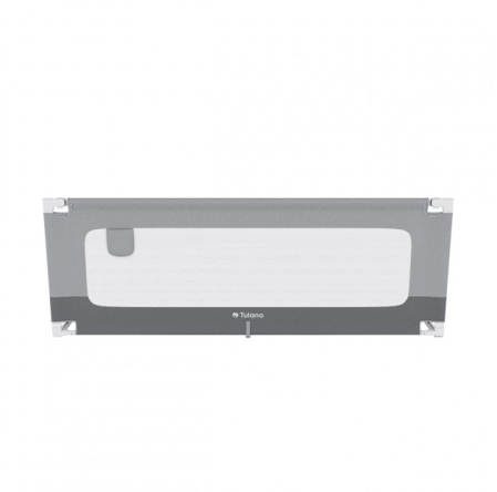 Bariera protectie pat copii culisanta, cu inaltime reglabila Cover 180 cm, gri [8]
