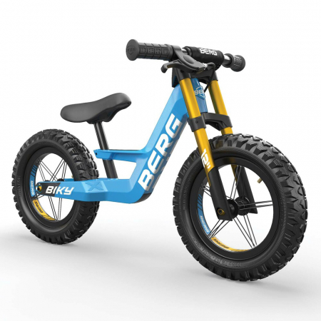 Biciclete fara pedale - BERG Biky Cross Albastru cu frana de mana