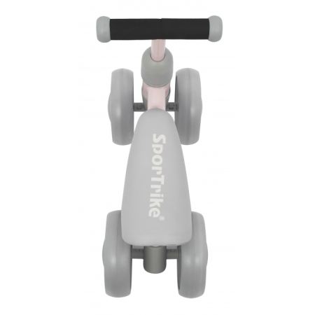 Bicicleta fara pedale cu 4 roti din plastic SporTrike - Roz [4]