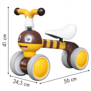 Bicicleta fara pedale Ecotoys Albinuta LC-V1308 - Galben [5]