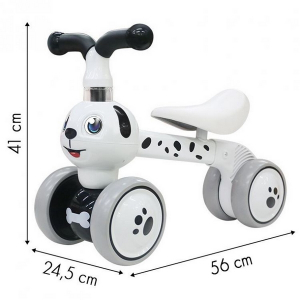 Bicicleta fara pedale Ecotoys Catel LC-V1308 - Alb [5]