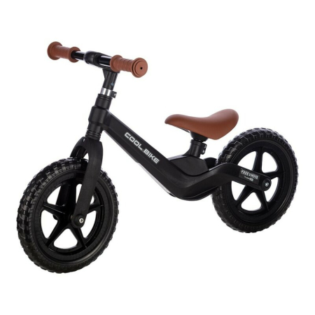 Bicicleta fara pedale, Free2Move, Cool Bike, Cu ghidon si sa reglabile, Roti din EVA, Pana in 30 Kg, Roti 12 inch, 24 luni+, Black [0]