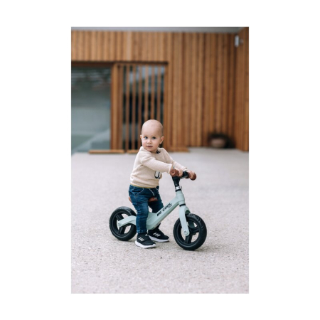 Bicicleta fara pedale, FreeON, Be Cool Mini, cu ghidon si sa reglabile, Roti din EVA, Pana in 30 Kg, Roti 8 inch, 12 luni+, Alb [6]