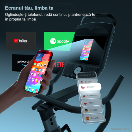 Bicicleta indoor cycling inSPORTline ZenRoute 1200 [7]