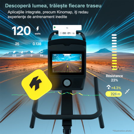 Bicicleta indoor cycling inSPORTline ZenRoute 1200 [9]