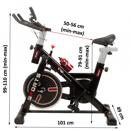 Bicicleta Indoor Cycling Sportmann Junno [1]