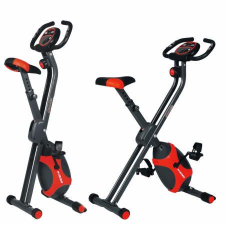 Bicicleta Magnetica Pliabila inSPORTline Xbike, Negru [1]