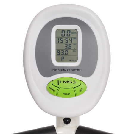 Bicicleta Magnetica Recumbent HMS R9259, alb-verde [5]