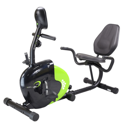 Biciclete Fitness - Bicicleta Magnetica Recumbent HMS R9259 PLUS, negru-verde