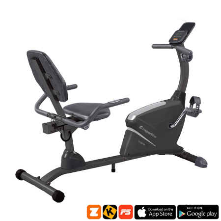 Aparate fitness - Bicicleta Magnetica Recumbent inSPORTline Varis, Negru