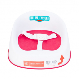 Scaun inaltator si atasabile - Booster Squish Prince Lionheart Fuchsia fara Tavita 18 luni+