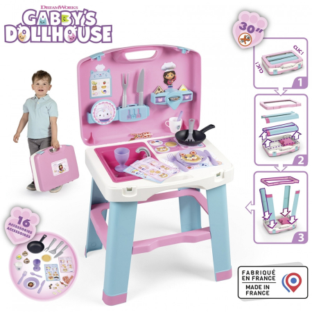 Bucatarie Smoby Gabby Kitchen cu 16 accesorii [1]