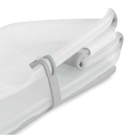 Cadita de baie cu pliere ultra-compacta, Jane, Oasis, cu doua manere, 68 x 42 x 26 cm, Pale [11]