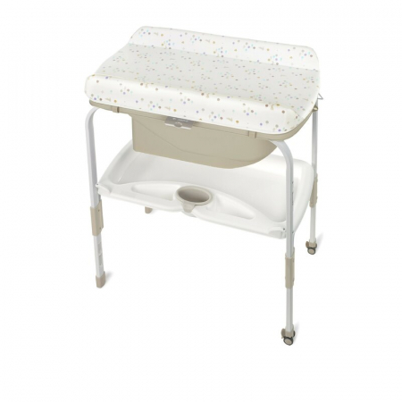Cadite si accesorii - Cadita de baie cu suport Jane Flip Cu 2 pozitii anatomice cu masuta de infasat Iris