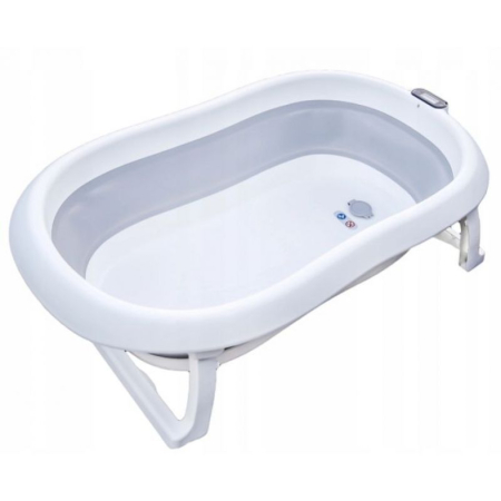 Cadita pliabila cu termometru si suport anatomic Genua Premium grey [8]