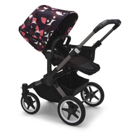 Capotina carucior Bugaboo Donkey 5 Animal Explorer Pink Red [1]