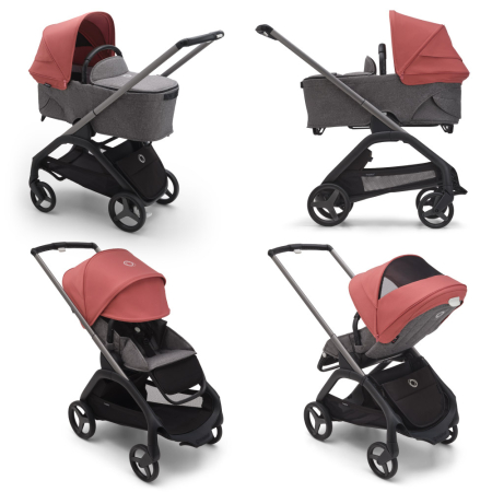 Capotina carucior Bugaboo Dragonfly Sunrise Red [1]