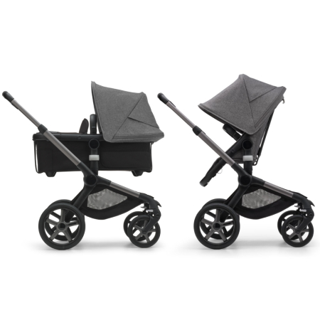 Capotina carucior Bugaboo Fox 5 Lynx Grey Melange [2]