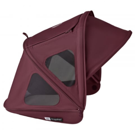 Huse ploaie si antiinsecte - Capotina cu extensie plasa insecte Bugaboo Dragonfly Dark Cherry