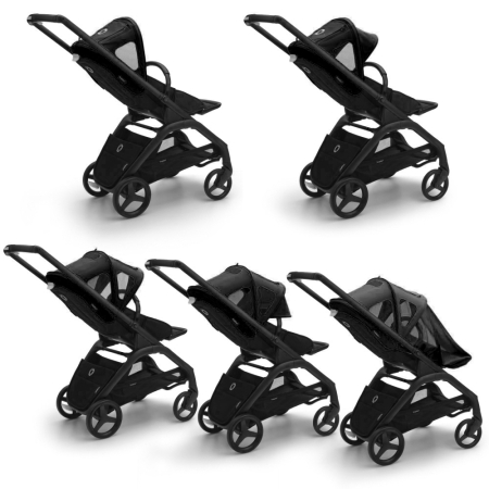 Capotina cu extensie plasa insecte Bugaboo Dragonfly Midnight Black [1]