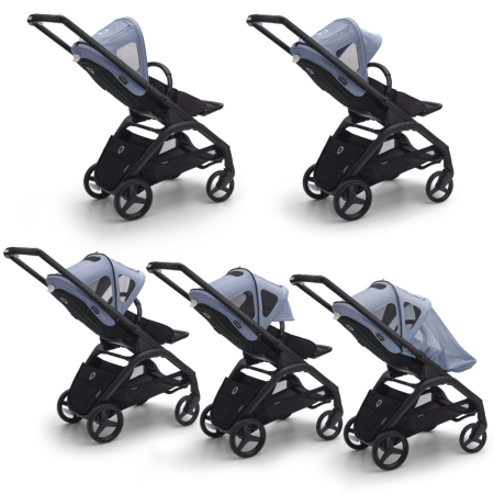 Capotina cu extensie plasa insecte Bugaboo Dragonfly Seaside Blue [1]