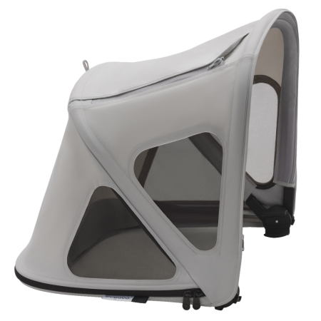 Huse ploaie si antiinsecte - Capotina cu extensie plasa insecte Bugaboo Fox 5 Fox Cub Lynx Misty Grey